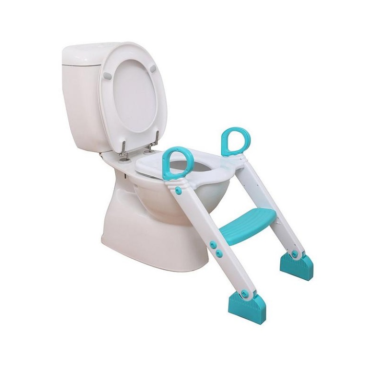 Dreambaby Step-Up Toilet Trainer | Aqua/White