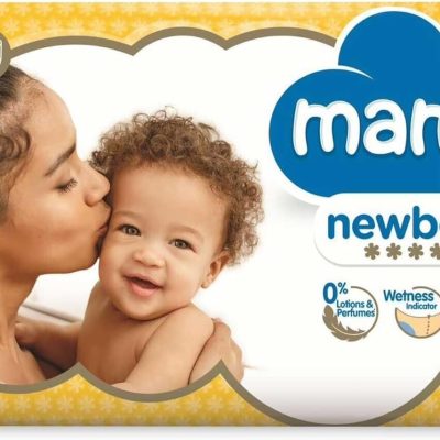 Mamia Newborn Nappies 56 Pack | Size 3 | 4-9kg