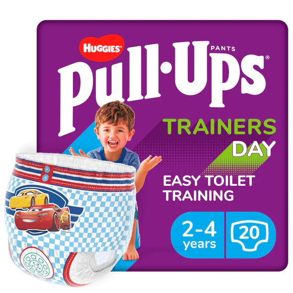 Huggies Pull-Ups Trainers Day Boy 2-4years x20 Nappy Pants