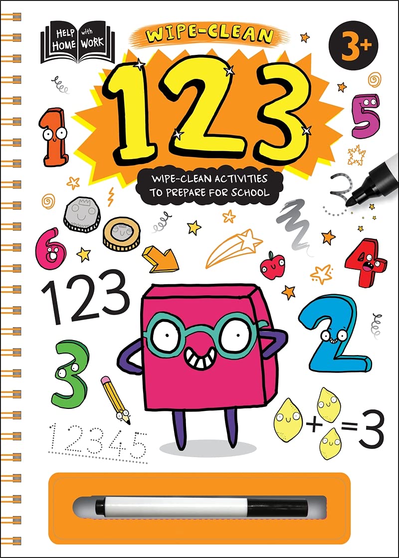3+ 123: Wipe-Clean Workbook