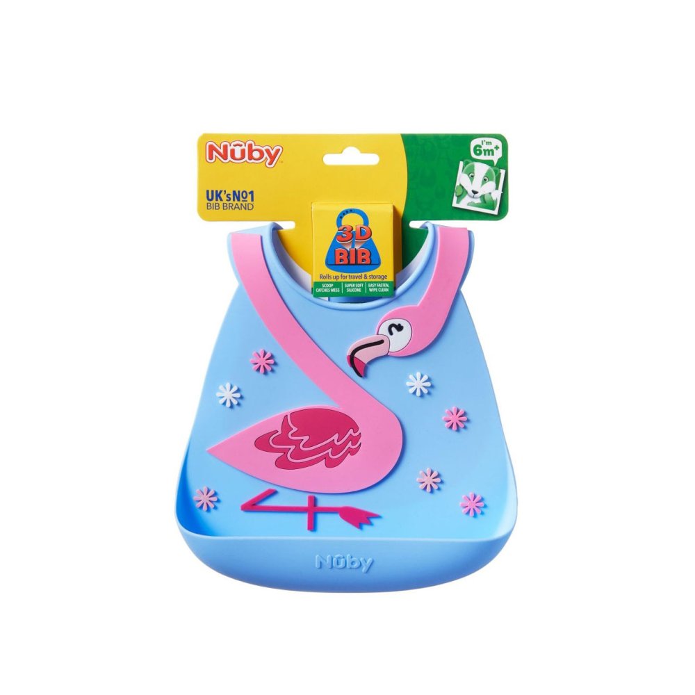 Nuby Silicone 3D Bib - Image 3