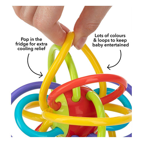 Nuby Lots a Loops Teether - Image 3