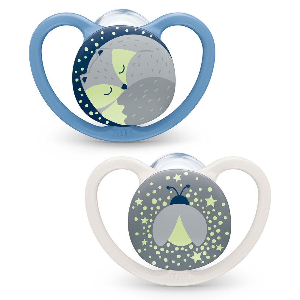 NUK Space Night Soother, size 1 (0-6m) - Image 2