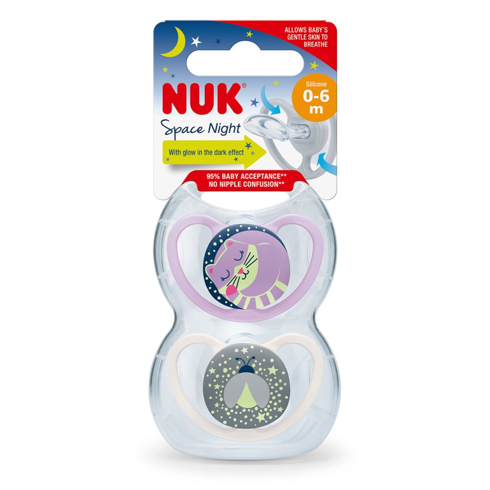 NUK Space Night Soother, size 1 (0-6m) - Image 4