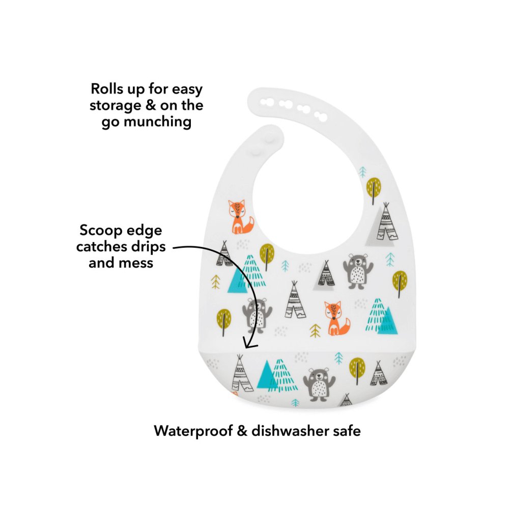 Nuby Super Soft Silicone Bib - Image 2