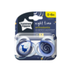 Tommee Tippee Closer to Nature Night Soother | 0-6m | Pack of 2