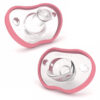 Nanobebe Flexy Soother Pink 3m+ 2Pk