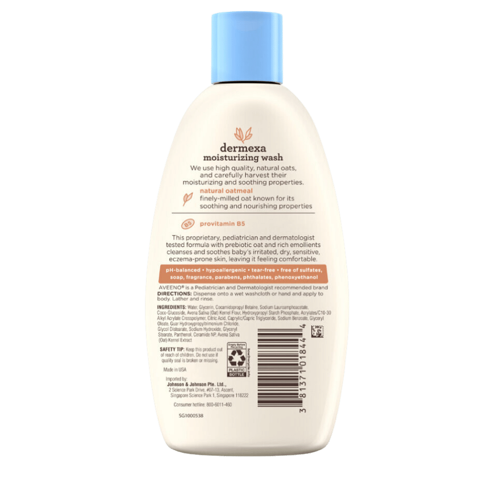 Aveeno Baby Dermexa Moisturizing Wash 250mls - Image 2