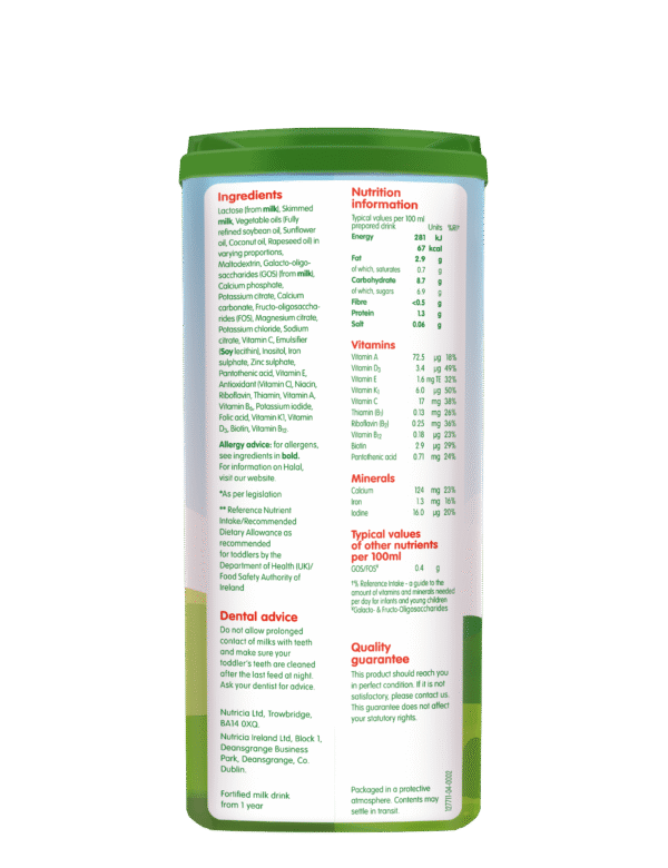 Cow & Gate Stage 3 Toddler Milk Powder 800g - Image 2
