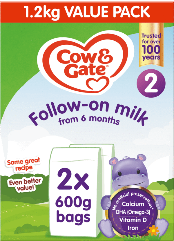 Cow & Gate Follow-on Milk Value Pack 2x600g