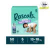 Rascals Jumbo Training Diaper Pants- Size 5, 13-18 kg, 50 Count
