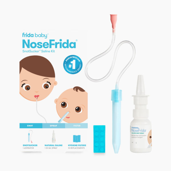 Fridababy NoseFrida Snot Sucker Saline Kit