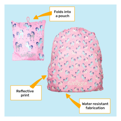 Smiggle Backpack Rain Cover