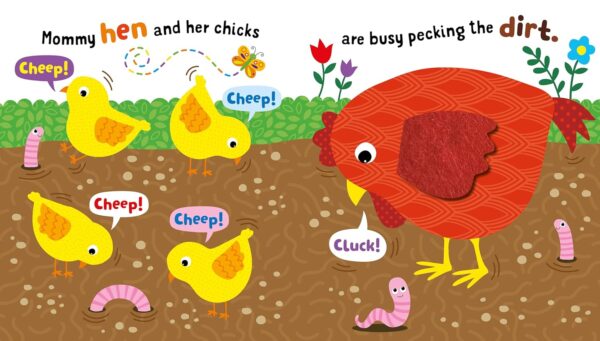 Touch and Feel Farm Sounds | Interactive Board Book for Kids