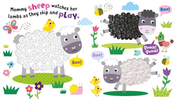 Touch and Feel Farm Sounds | Interactive Board Book for Kids