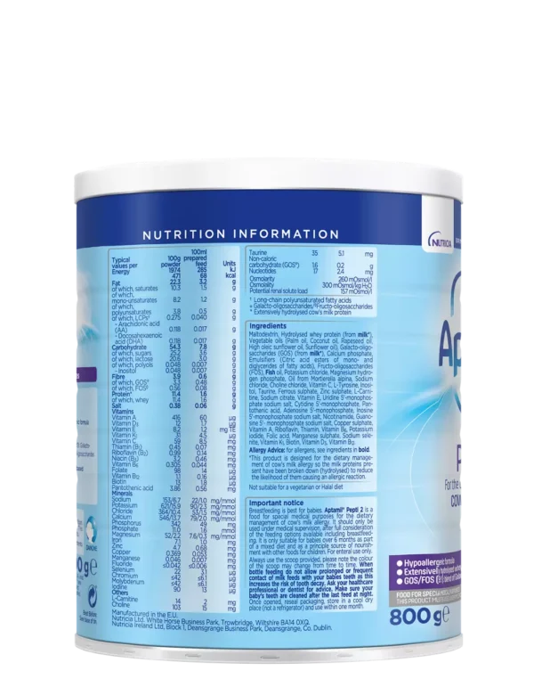 Aptamil Pepti 2 800g Tin Extensively Hydrolysed Formula - Image 4