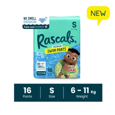 Rascals Premium Cocomelon Swim Pants Small Pack of 16