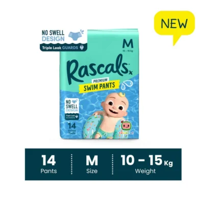 Rascals Premium Cocomelon Swim Pants Medium Pack of 14