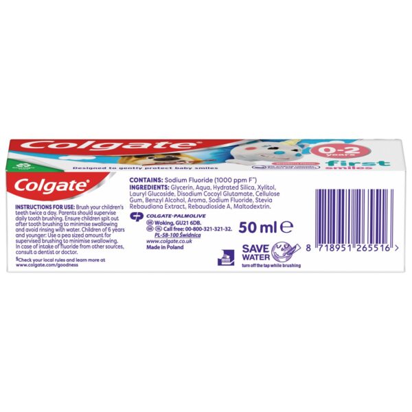 Colgate Kids First Smiles Baby Toothpaste 0-2 Years