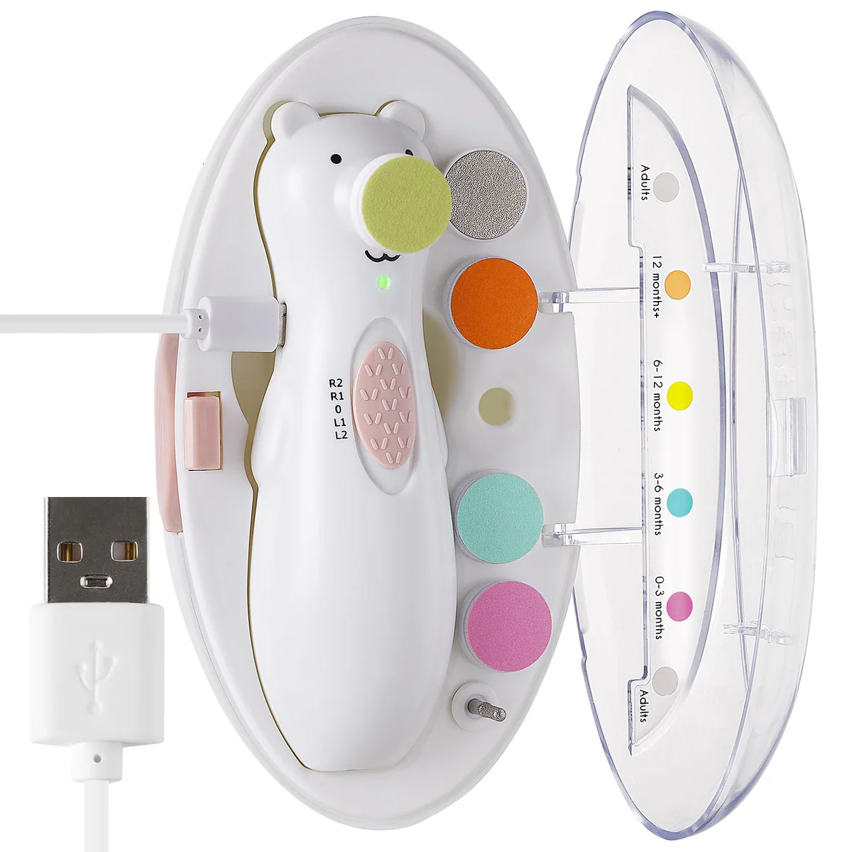 Haakaa Happii Bear Nail Care Set Age-Newborn to 18 Months - Image 4