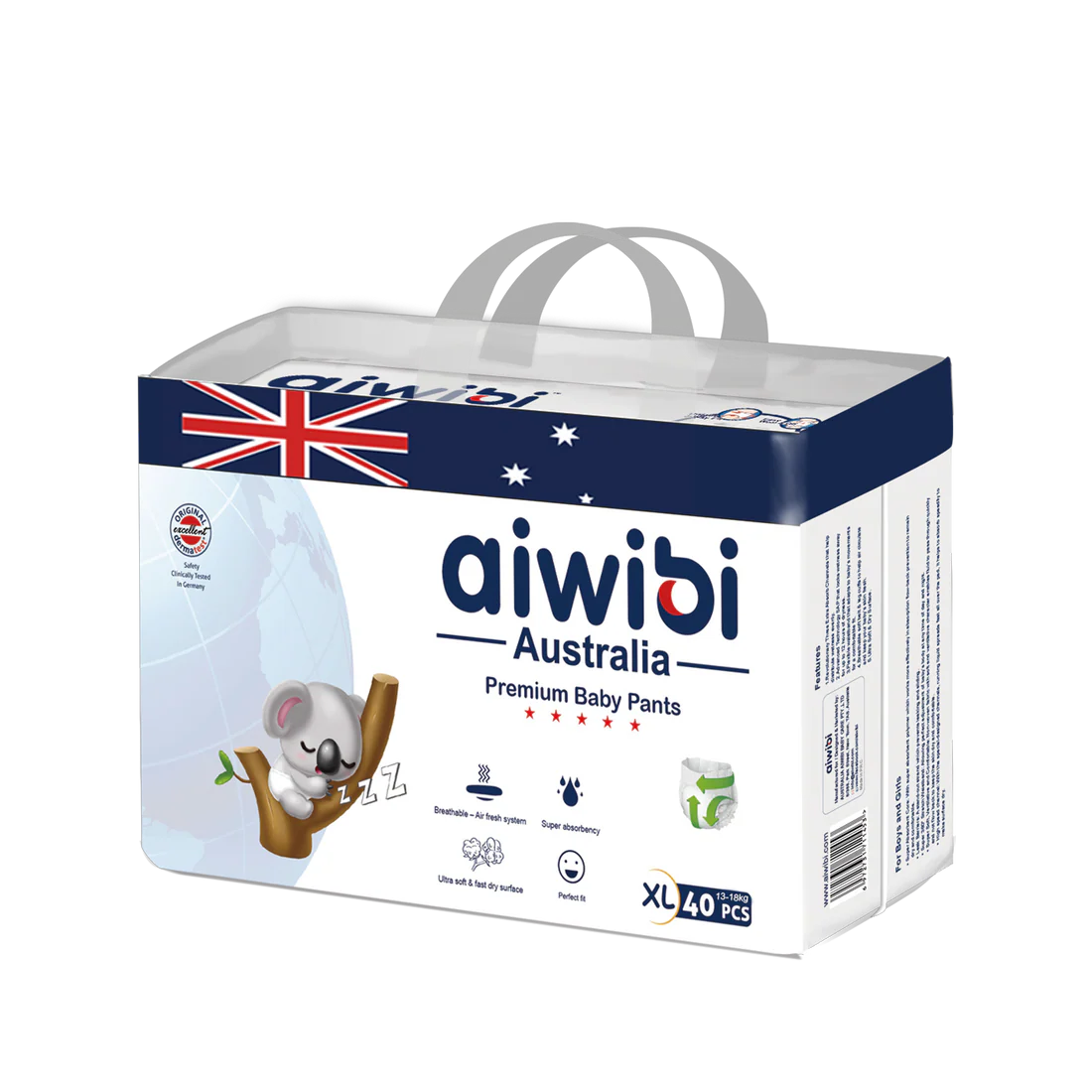 AIWIBI Comfy Guard Baby Pants Size 5 XL