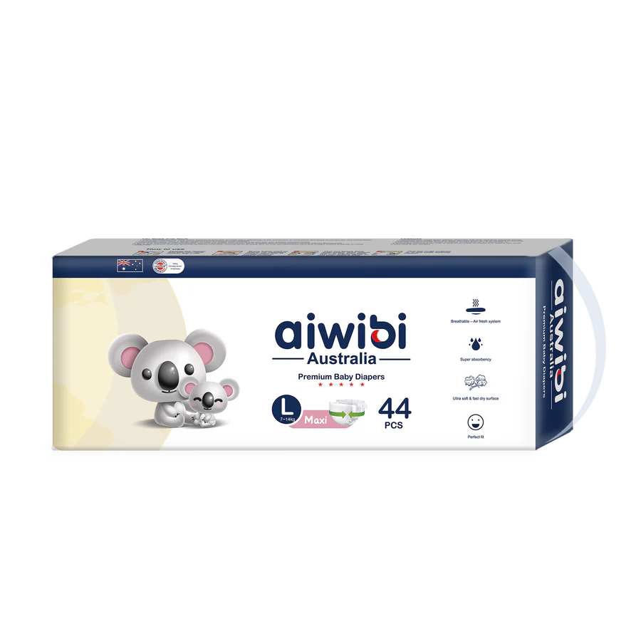 aiwibi Comfort Soft Baby Diapers Size 4 Large (7-14kgs) - Image 2