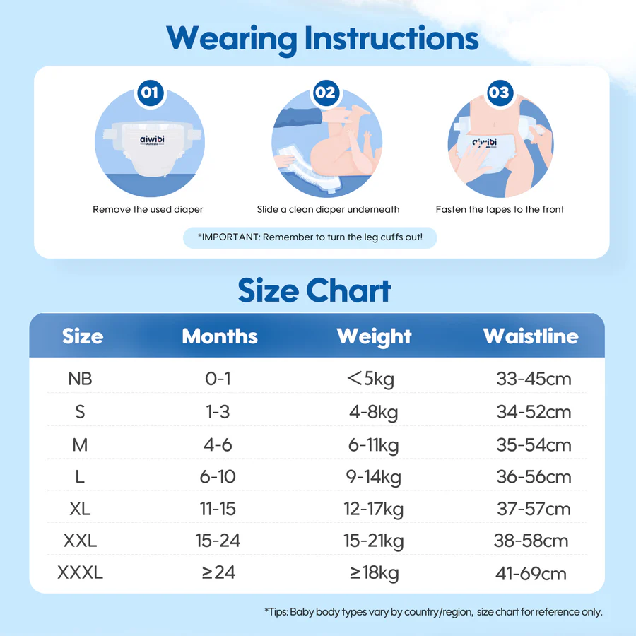 AIWIBI Baby Pull Up Pants Size 7 XXXL 18kgs+ - Image 8