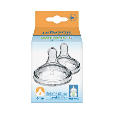 Dr. Brown's Options+ 6m Teat 2Pk