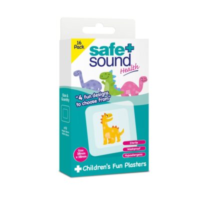 The Safe and Sound Kids Fun Plasters Dinosaurs