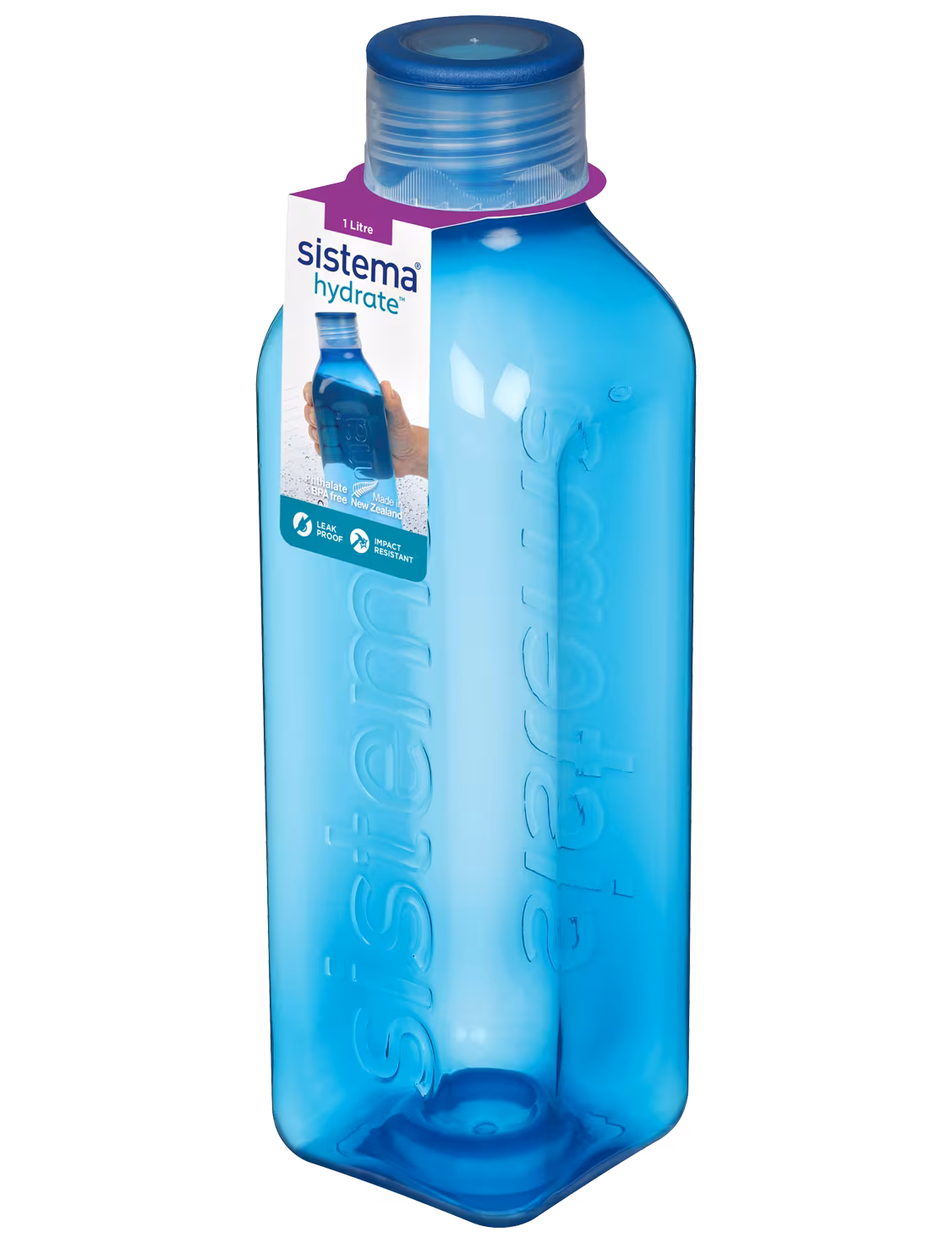 SISTEMA 1L SQUARE BOTTLE