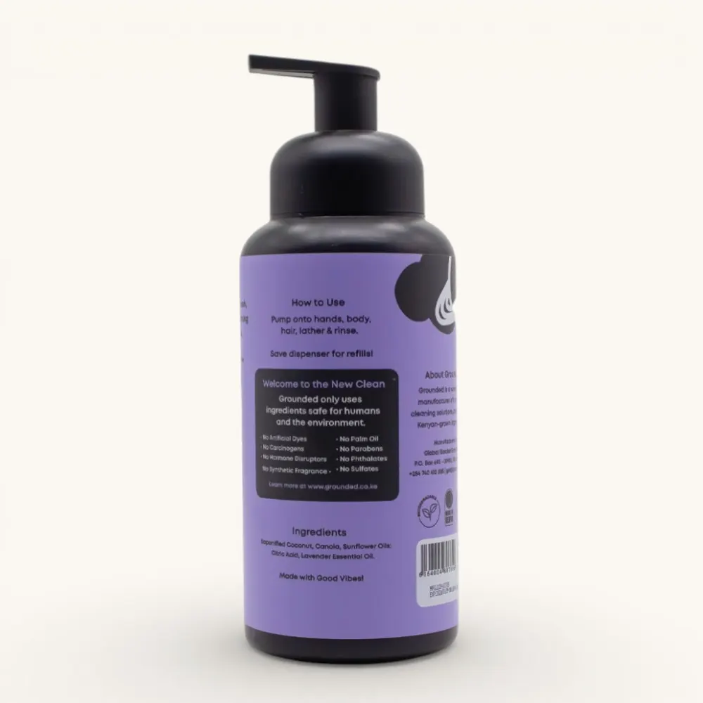 Grounded Baby Foaming Wash -Lavender 500ml - Image 4
