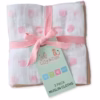 Lily & Dan 3 Pack Muslin Cloths Pink