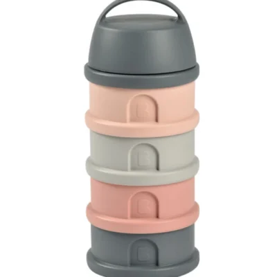 Béaba Snack Storage Stacked Formula Milk Container Pink