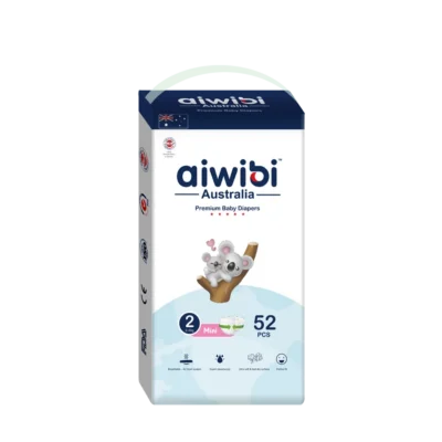 aiwibi Comfort Soft Baby Diapers Size 2 Small (4-8kgs)