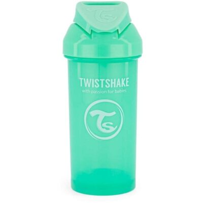 Twistshake Straw Cup 360ml6+m Pastel Green