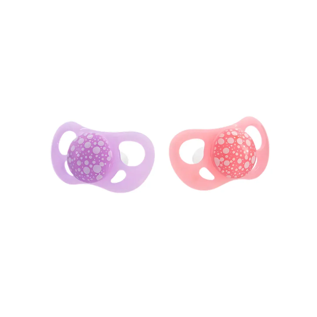 Twistshake 2x Pacifier 0-6m Pastel Pink Purple - Image 2