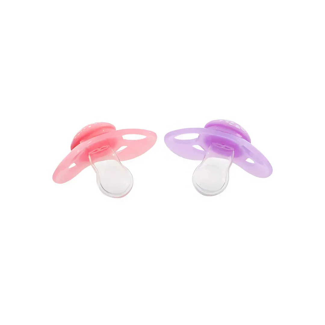 Twistshake 2x Pacifier 0-6m Pastel Pink Purple - Image 3