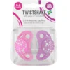 Twistshake 2x Pacifier 0-6m Pastel Pink Purple