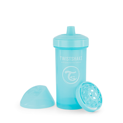 Twistshake Kids Sipping Cup with Fruit Mixer 360ml Pastel Blue
