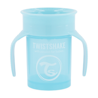 Twistshake 360 Cup 6+m Pastel Blue