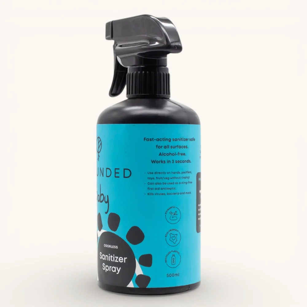 Grounded Baby Sanitizer Spray 500ml - Image 4