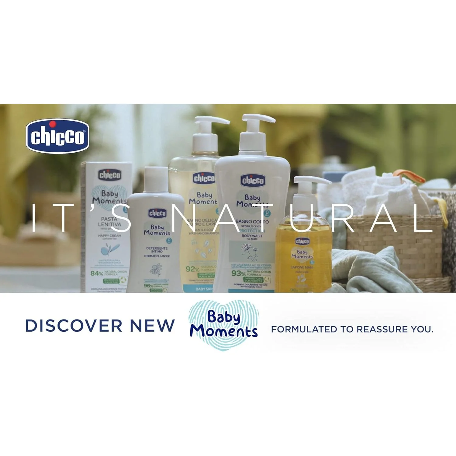 Chicco Baby Moments Shampoo No-Tears for Baby Skin 200ml - Image 3