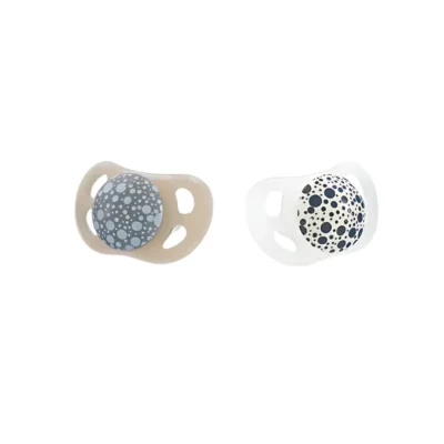Twistshake 2x Pacifier 0-6mPastel Grey White