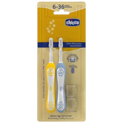 Chicco First Teeth Toothbrushes Pack of 2